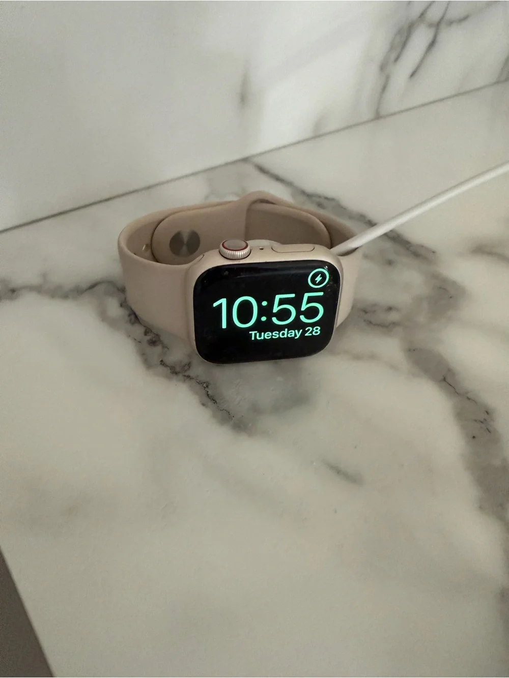 Apple Watch and charger